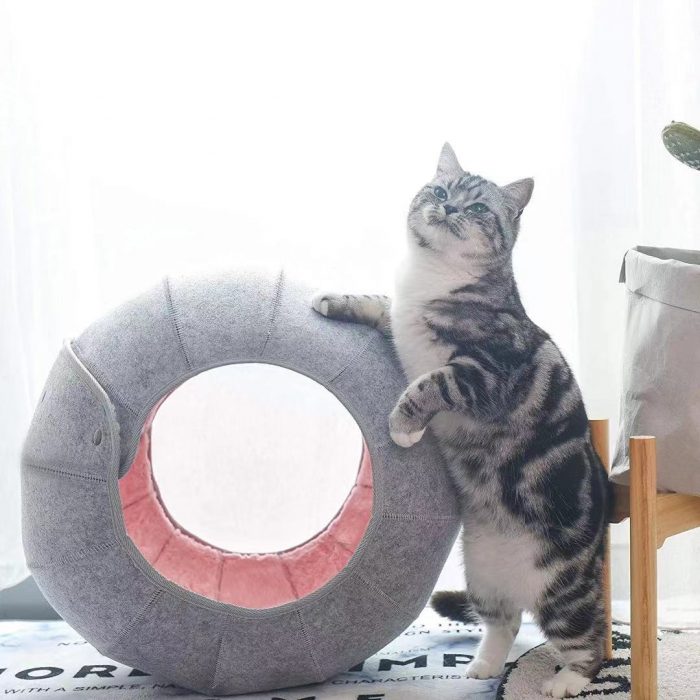 Multi-function Felt Cat Cave - Image 6