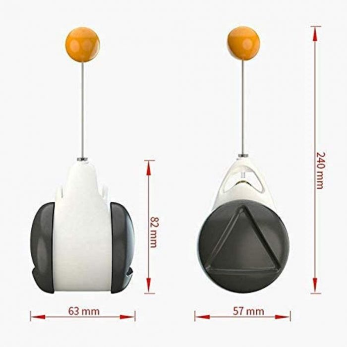 Interactive Balance Swing Car Toy With Catnip Ball - Image 3