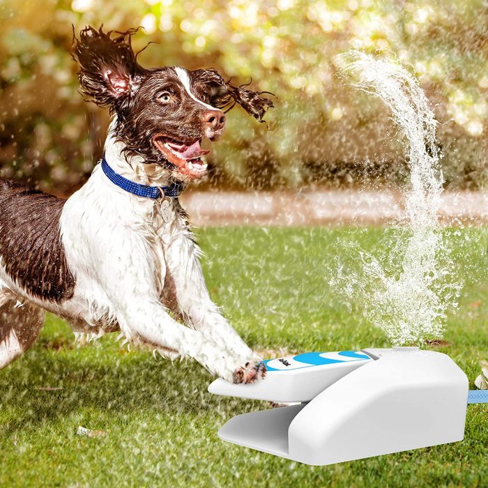 Durable Outdoor Water Dispenser FOR Dog Fountain Step On Paw Activated Dog Sprinkler Toy for Small Medium Big Pet dog - Image 2
