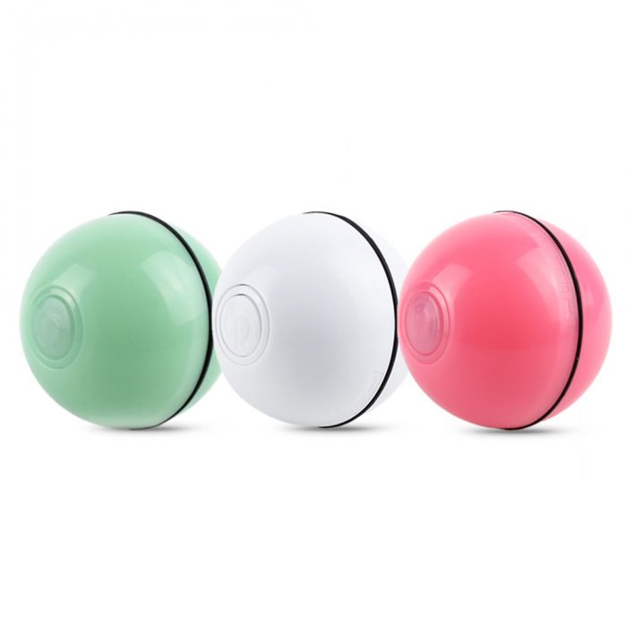 Pets Cat Interactive LED Smart Electric Cat Toy Magic Roller Ball USB Interactive Ball
