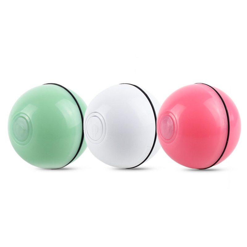 Pets Cat Interactive LED Smart Electric Cat Toy Magic Roller Ball USB Interactive Ball