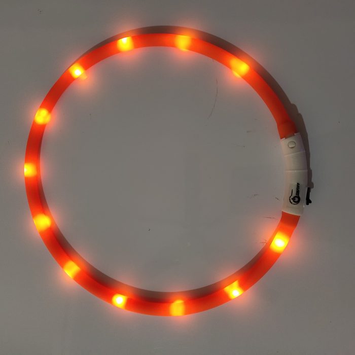3 Modes Luminescence LED Luminous Collar For Dogs Cats Usb Rechargeable Safety Luminous Collar With Adjustable Length - Image 5