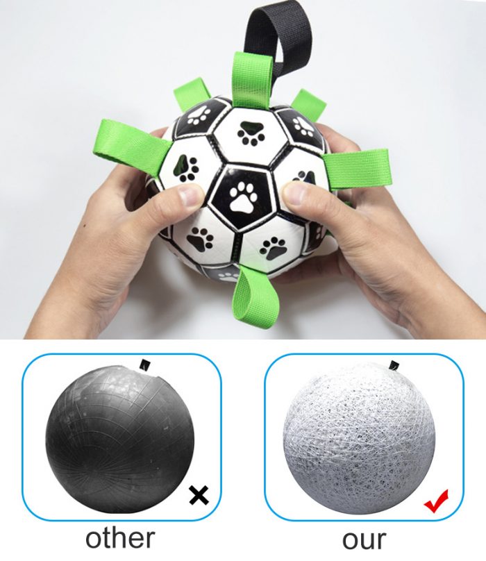 Interactive Dog Toys Pet Football Toys with Grappling Hook Dog Outdoor Training Football Pet Chew Ball Puzzle Dog Accessories - Image 4