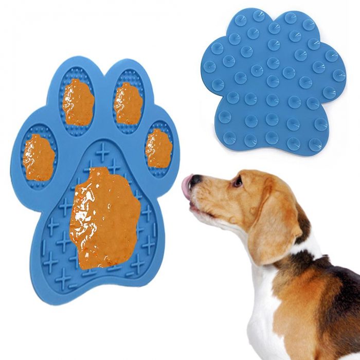 Dog Lick Pad Pet Bathing Distraction Pads Wall Mouted Silicone Slow Feeder Lick Mat with Strong Suction for Dog Bathing Grooming - Image 11