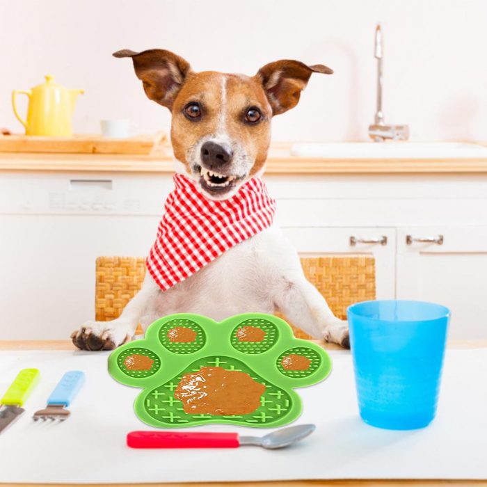 Dog Lick Pad Pet Bathing Distraction Pads Wall Mouted Silicone Slow Feeder Lick Mat with Strong Suction for Dog Bathing Grooming - Image 6