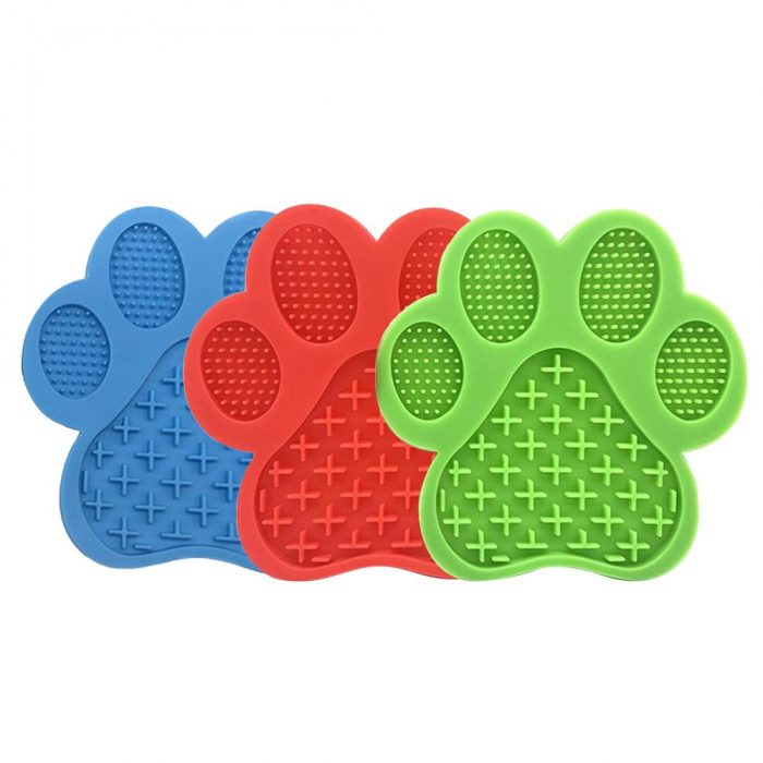 Dog Lick Pad Pet Bathing Distraction Pads Wall Mouted Silicone Slow Feeder Lick Mat with Strong Suction for Dog Bathing Grooming - Image 7