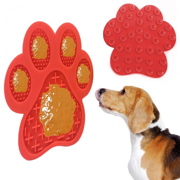 Dog Lick Pad Pet Bathing Distraction Pads Wall Mouted Silicone Slow Feeder Lick Mat with Strong Suction for Dog Bathing Grooming - Image 10