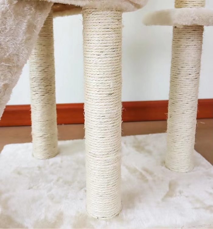 Cat Scratcher Tree Cat House Multi-layer Toys With Hammock Pet Cat House - Image 4