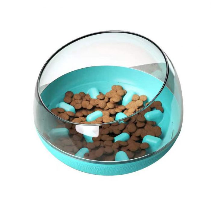 Space Capsule Pet Shaking Slow Feeder Dog Bowls Toys Tumbler Dog Food Container - Image 3