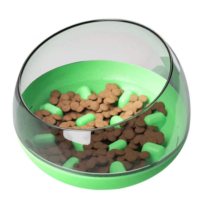 Space Capsule Pet Shaking Slow Feeder Dog Bowls Toys Tumbler Dog Food Container - Image 4