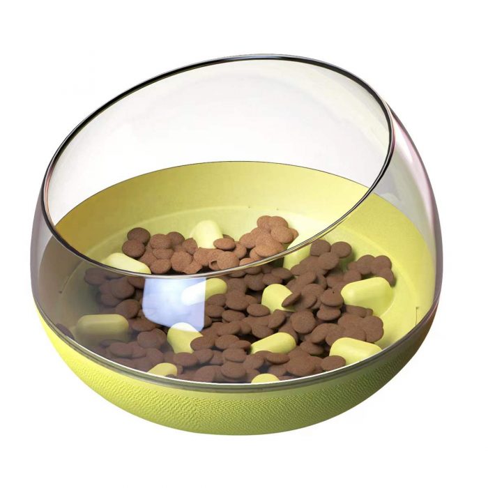 Space Capsule Pet Shaking Slow Feeder Dog Bowls Toys Tumbler Dog Food Container - Image 5