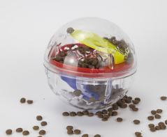 Slow feeder Dog Treat Dispenser Puzzle Toy Pet Food Leaker Toy