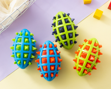 Durable Dog Chew Toys  Interactive Dog Toys  Dental Care with Rubber Toys for Puppy Teething Chew