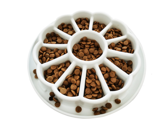 Slow Feeder Bowl, Non Slip Puzzle Bowl  Pet Slower Food Feeding Dishes  Interactive Dog Bowls