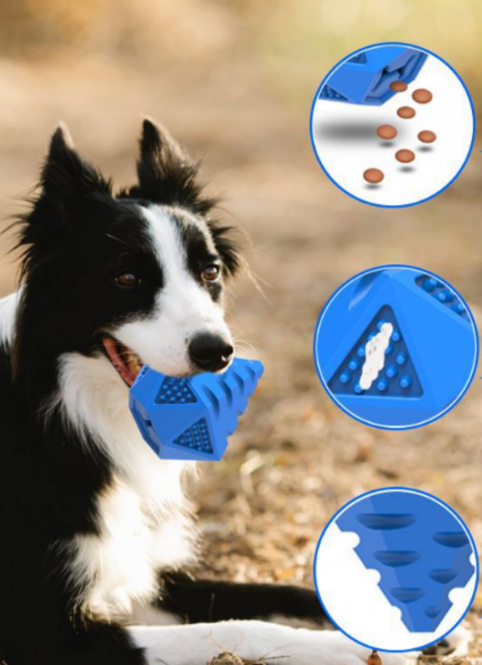 Pet Slow feeder  Toy Teeth Cleaning Toys IQ Treat , Fun Interactive Food Dispensing Dog  Puzzle Chew Toys - Image 2
