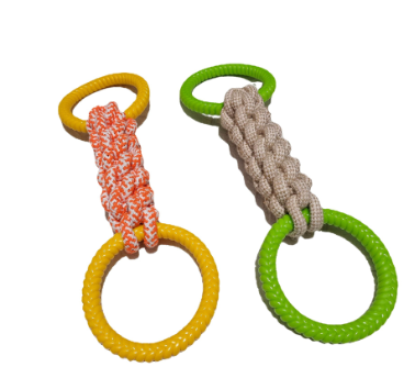 Dog Cotton Rope Toys for Pets Teeth cleaning and  Interactive Play Durable for  Chewers
