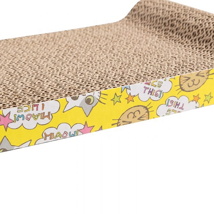 Cat Scratch Pad, Cat Scratcher Cardboard,Durable Recyclable Cardboard, Premium Scratch, Suitable for Cats to Rest, Grind Claws and Play - Image 3