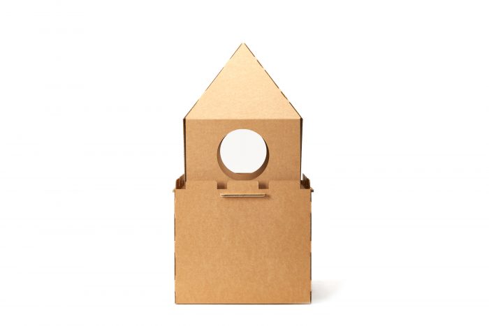 Cat Cardboard House Cat Scratcher House with Castle design Cat Play House for Indoor DIY Corrugated Scratcher Box - Image 4