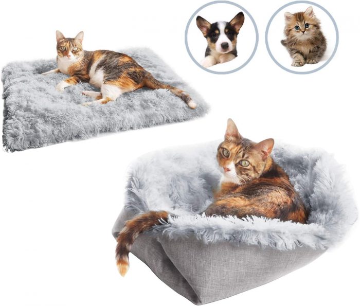 2 in 1 Soft Plush Fluffy Pet Blanket - Image 3