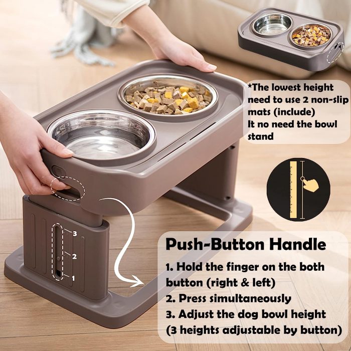 Adjustable Elevated Dog Bowl - Image 3
