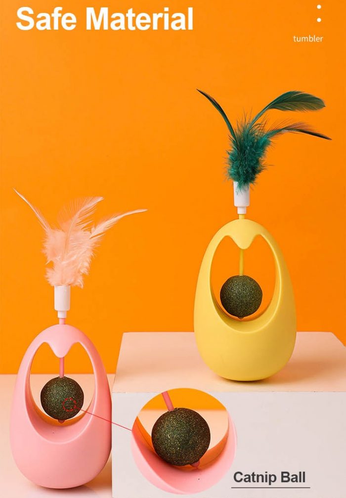 Tumbler Feather Cat Toy - Image 4