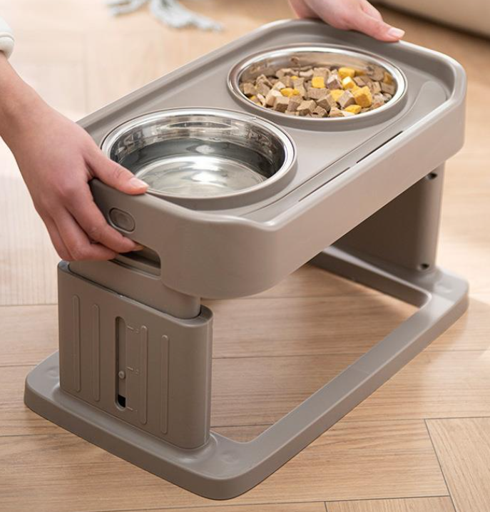 Adjustable Elevated Dog Bowl
