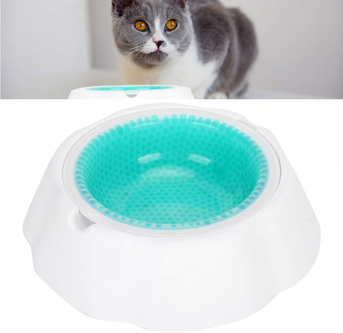 Cooling Bowls, Happy Water Chilled Dog Bowl Design with ABS for 4-6 Hours - Image 3