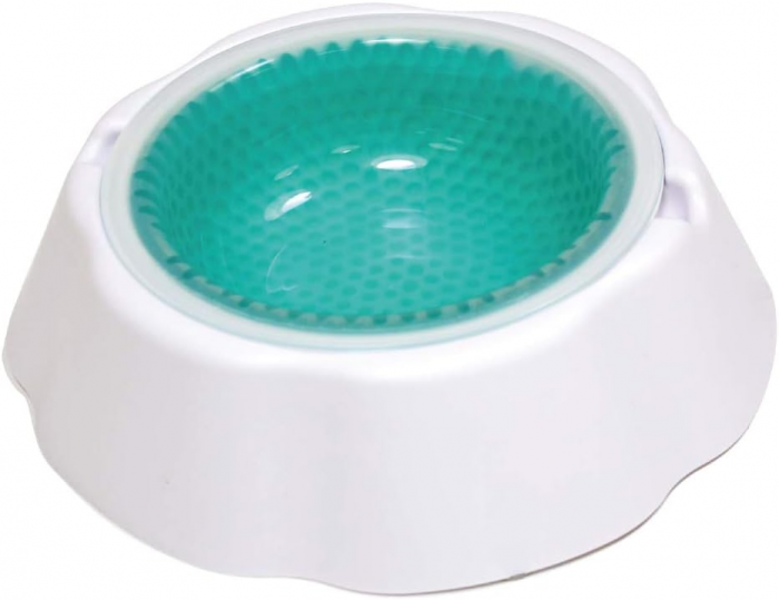 Cooling Bowls, Happy Water Chilled Dog Bowl Design with ABS for 4-6 Hours