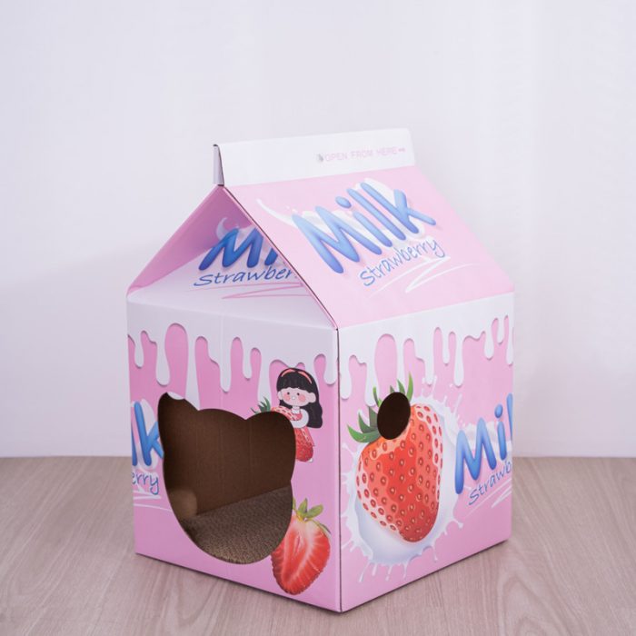 Milk carton fruit series cat scratching post - Image 3
