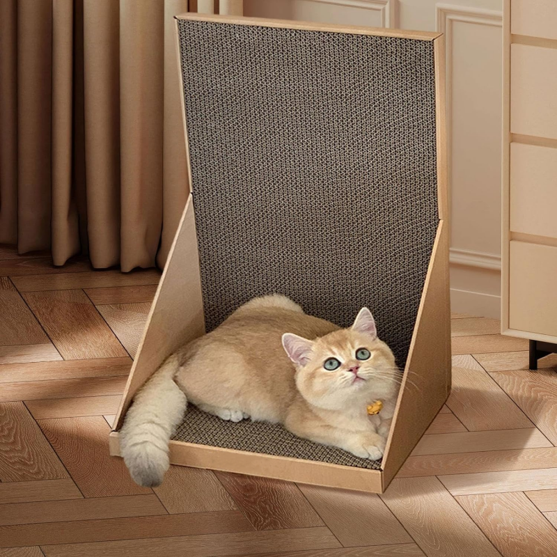 Cat Scratcher Cats Lounge Kitty Wear Resistant Cat Scratching Cardboard