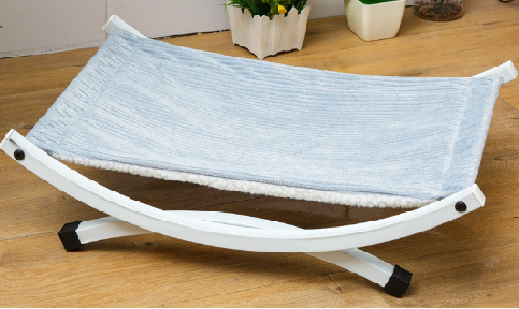 Cat Hammock, New Moon Cat Swing Chair, Elevated Cat Bed for Indoor Cats, Cat Furniture Gift for Cat or Small Dog