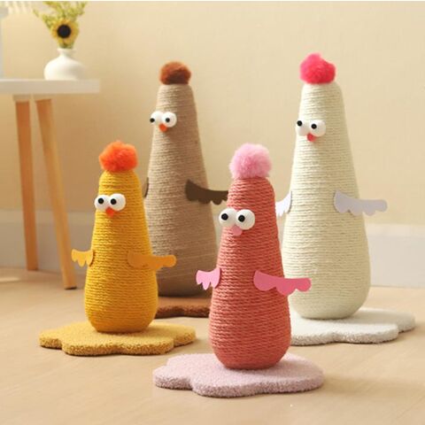 Natural Sisal Cat Scratching Pillar Chicken Wear-Resistant and Scratch-Resistant Cat Activity Tree Pet Supply for Cat