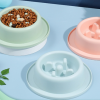 Pet Bowls Pet Dog Slow Feeder Bowl Puppy Non Slip Puzzle Bowl Anti-Gulping Pet Slower Food Feeding Dishes Dog Bowl for Medium Small Dogs