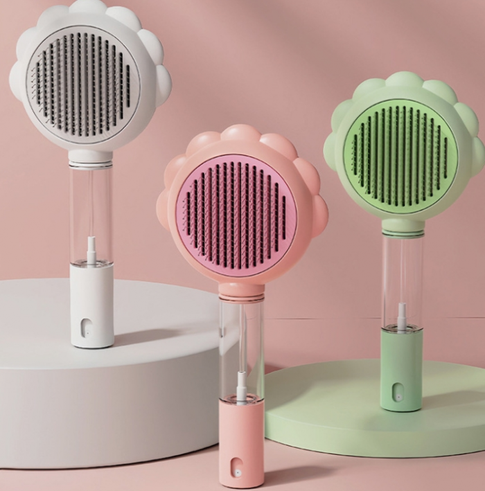 Pet comb to float hair brush hair removal cleaning stainless steel needle comb dog comb cat comb - Image 2