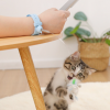 Cat Teaser Collar Toy Cat Stick Toy Playing Rubber Collar Exercise Training Cat Teaser Toy Cat Toy for Indoor Cats Small Cats Blue - Image 2