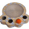 New cat claw-shaped corrugated paper cat scratching board with cat-catching stick and mouse-killing function