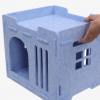 Cat Scratcher Cube Scratching Post Felt Cat Bed for Indoor Cats Condo Hideaway Cave for Cat Kitten Blue - Image 4