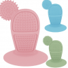 Pet Toy Puppy Chew Toy Pet Toothbrush Stick Dog Toys for Aggressive Chewers Puppy Bite Toys Squeaky Dog Toy Dog Chew Toy Puppy Teething Toy Dog Molar Stick Cactus TPR Cat Toy