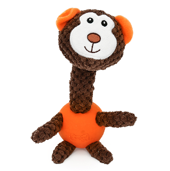 Squeaky Dog Toys Plush Animal Puppies Toys Small and Medium Dog Pet Toys Plush Dog Toys Plush Dog Teeth Cleaning Game