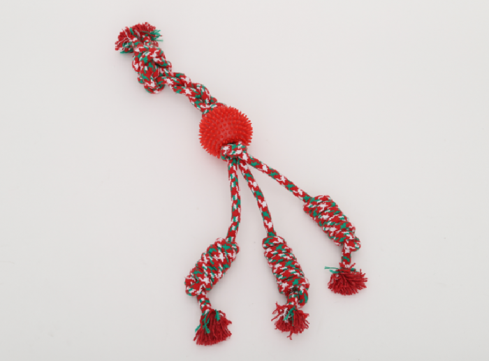 Dog Rope Toys, Dog Chew Rope Toys Tough Dog Chew Toys Washable Colored Cotton Rope for Puppy Medium Large Dogs Teeth Cleaning - Image 3
