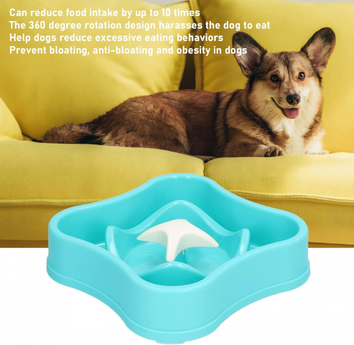 Dogs Slow Food Bowl, Food Safety Materials Uniquely Designed Fun Pet Slow Food Bowl for Pet Feeding - Image 3