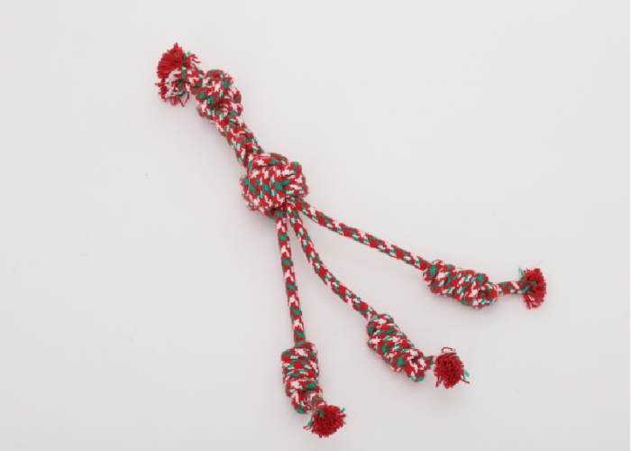 Dog Rope Toys, Dog Chew Rope Toys Tough Dog Chew Toys Washable Colored Cotton Rope for Puppy Medium Large Dogs Teeth Cleaning - Image 4