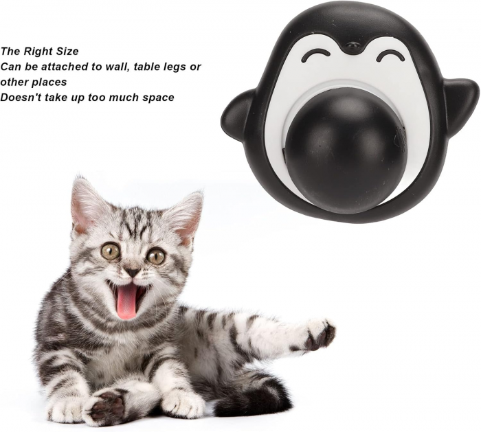 Cats Catnip Ball Catnip Wall Ball Edible Cat Nip Ball Cats Catnip Chew Toy Rotatable Interactive Cat Toy Adhesive Cat Licking Ball - Image 4