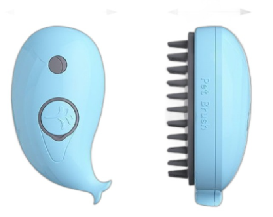 Steamy Cat Brush - 3 In1 Cat Steamy Brush, Self Cleaning Steam Cat Brush, Cat Steamer Brush for Massage for Removing Tangled And Loosse Hair