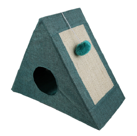 Cat Bed for Indoor Cats Pet Cats Bed Indoor Multifunctional Triangular Cats Litter Warm Nest Cute Sleeping Mat Winter Products