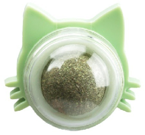 Catnip Wall Balls for Cats, Catnip Ball Toys Interactive Cat Snack Natural Healthy Kitten Chew Toys Rotatable Indoor Cat Toy for Cat Teeth Cleaning Biting