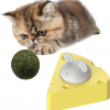 Cat Natural Catmint Ball Toy Stick on Wall Treat Healthy Natural Removes Hair Ball to Promote Digestion Cat Snacks, - Image 2