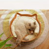 Rattan cat Bed Universal for All Seasons Woven cat Bed Teddy Dog ​​Bed pet mat Toy Ball cat Bed - Image 4