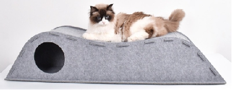 Felt Cat Tunnel