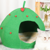 Strawberry Shape Felt Pet Bed - Image 2